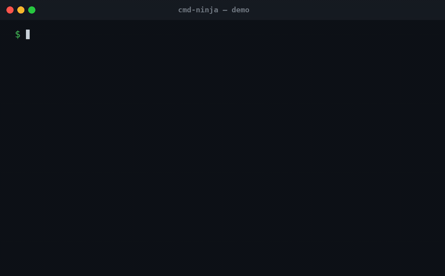 Cmd Ninja's safety engine blocking dangerous commands — find -delete, rm -rf, mkfs, rm -rf ~